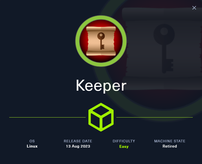 HackTheBox - Keeper